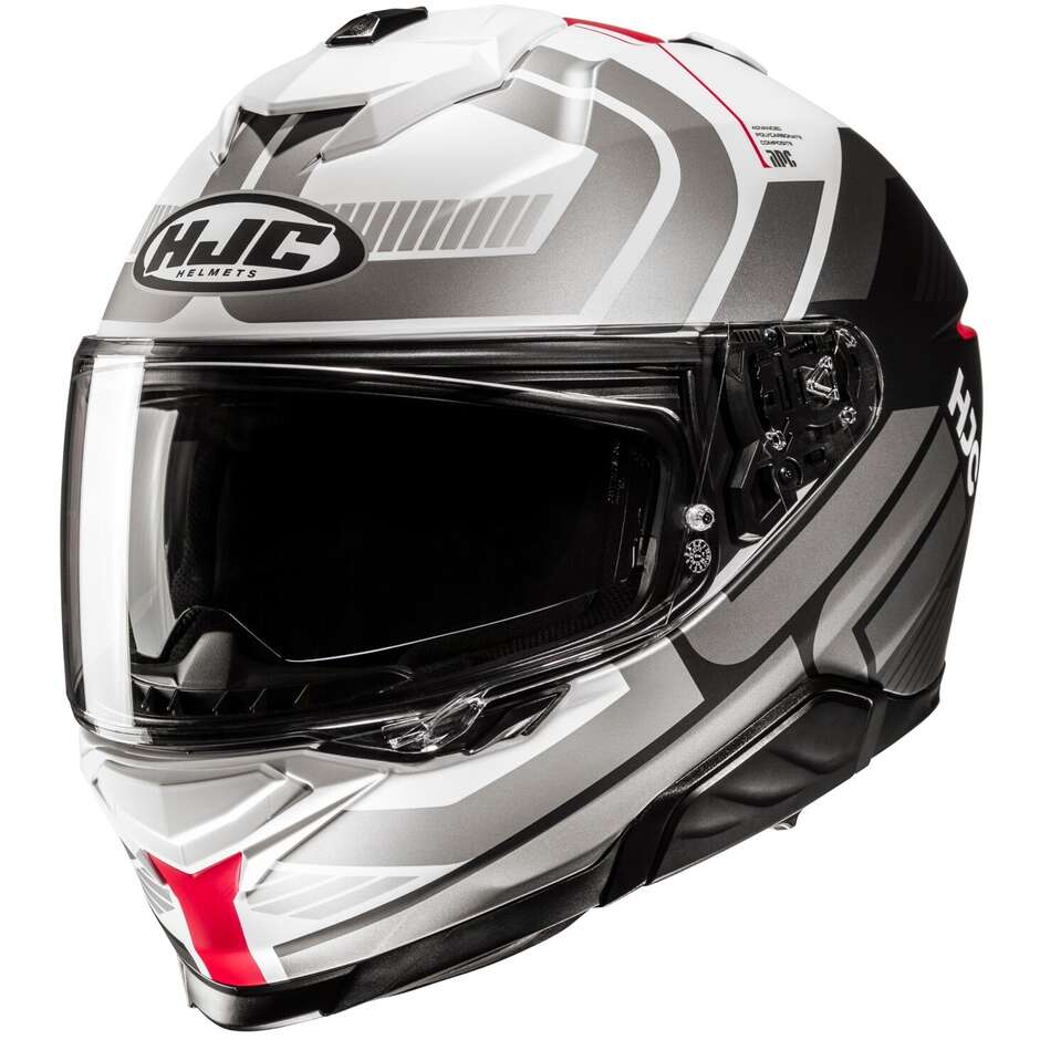Casque de moto intégral Hjc i71 VIZ MC1SF