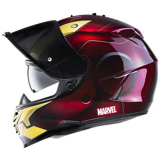Casque de moto intégral HJC IS-17 Marvel Iron Man MC1