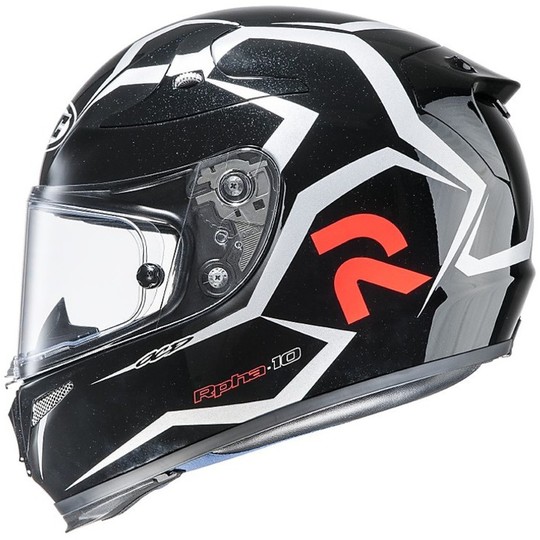 Casque de moto intégral HJC RPHA 10 Plus Aquilo Black MC-5