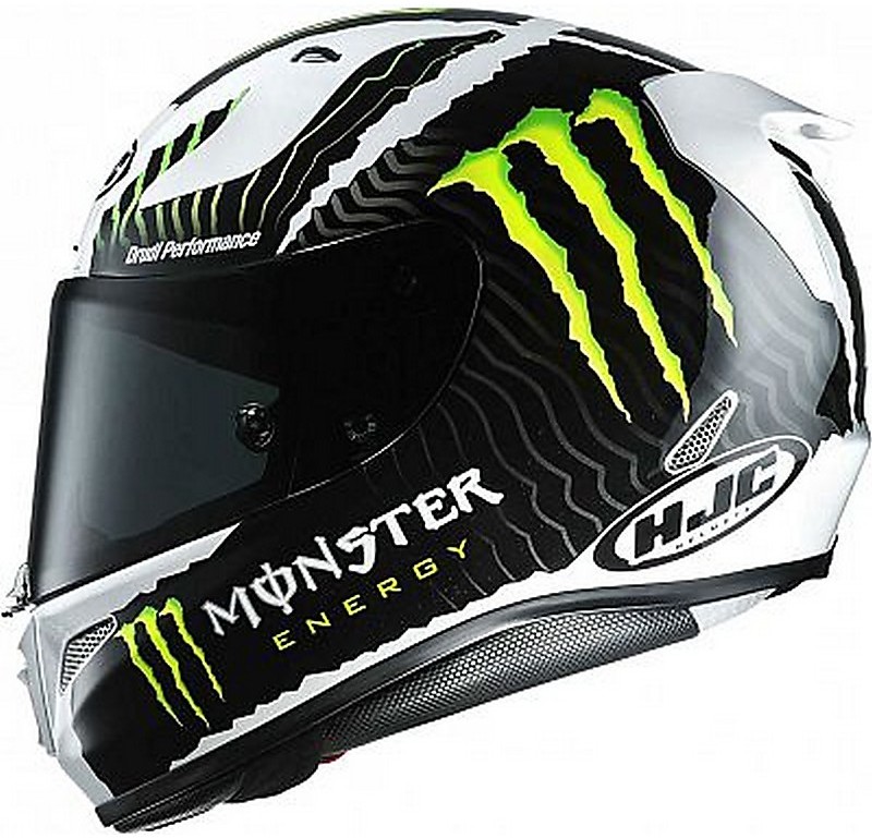 Casque de moto intégral HJC RPHA 11 Monster Military White Sand MC4