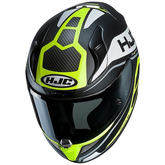 Casque De Moto Int Gral Hjc Rpha Saravo Mc Hsf Noir Blanc Jaune Fluo Vente En Ligne