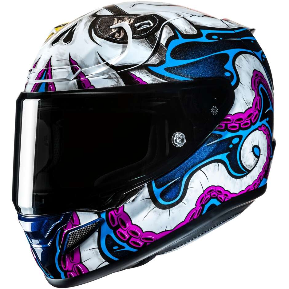 Casque de moto intégral Hjc RPHA 12 KRAKEN MC28