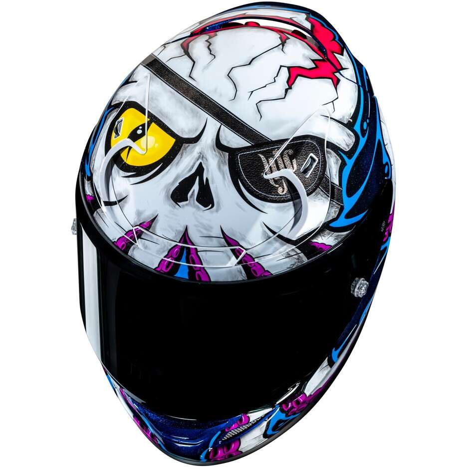 Casque de moto intégral Hjc RPHA 12 KRAKEN MC28