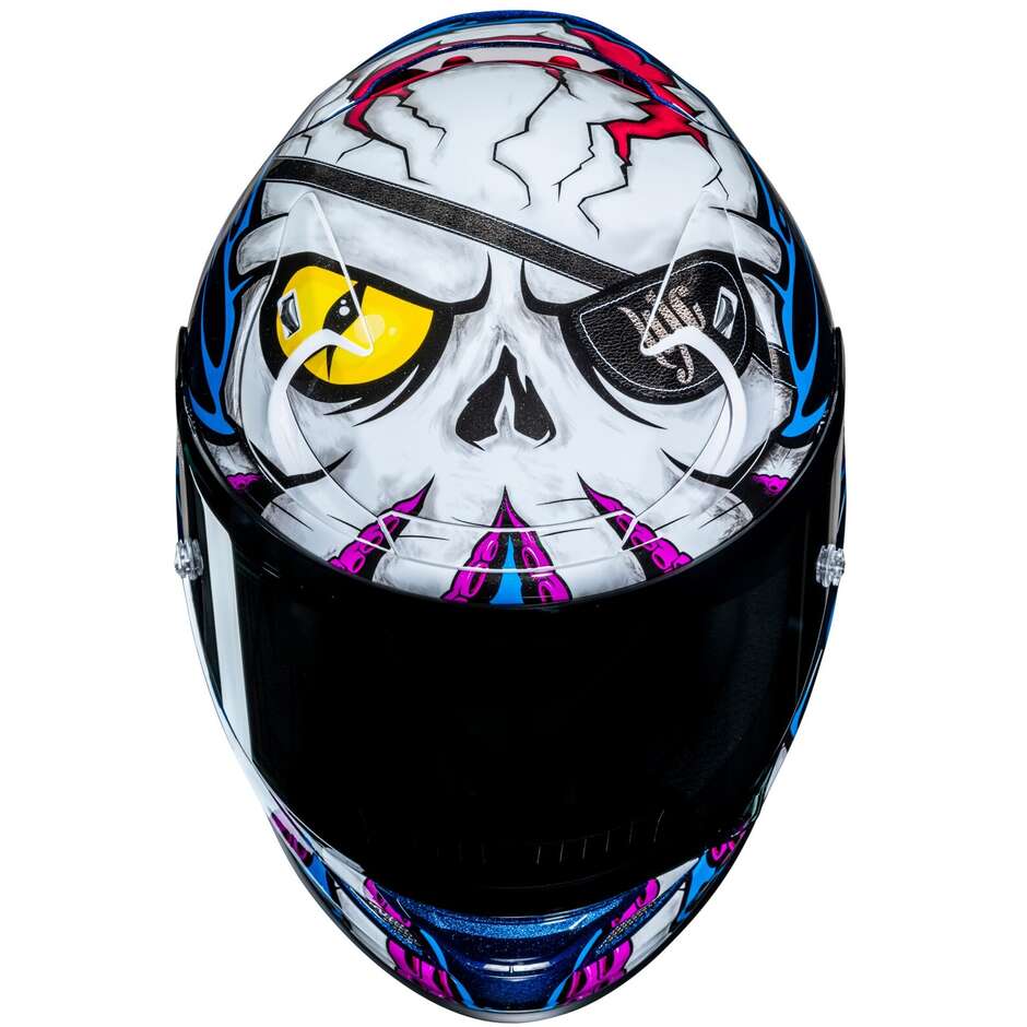 Casque de moto intégral Hjc RPHA 12 KRAKEN MC28
