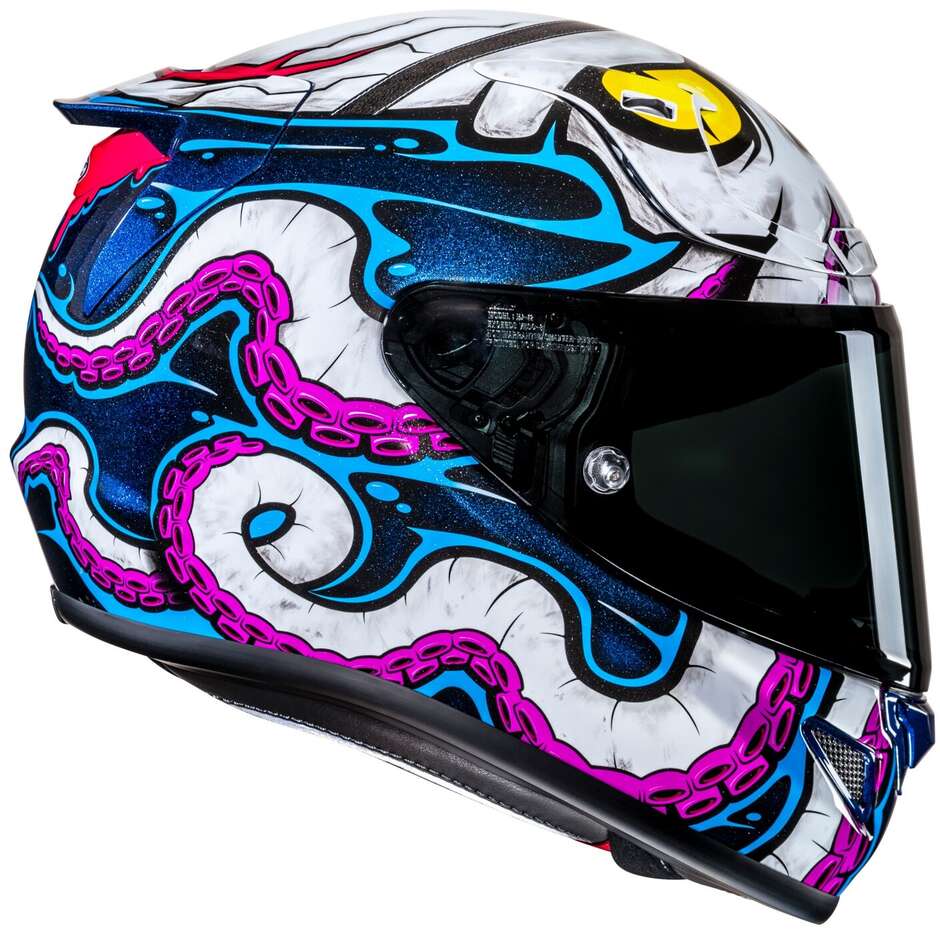 Casque de moto intégral Hjc RPHA 12 KRAKEN MC28