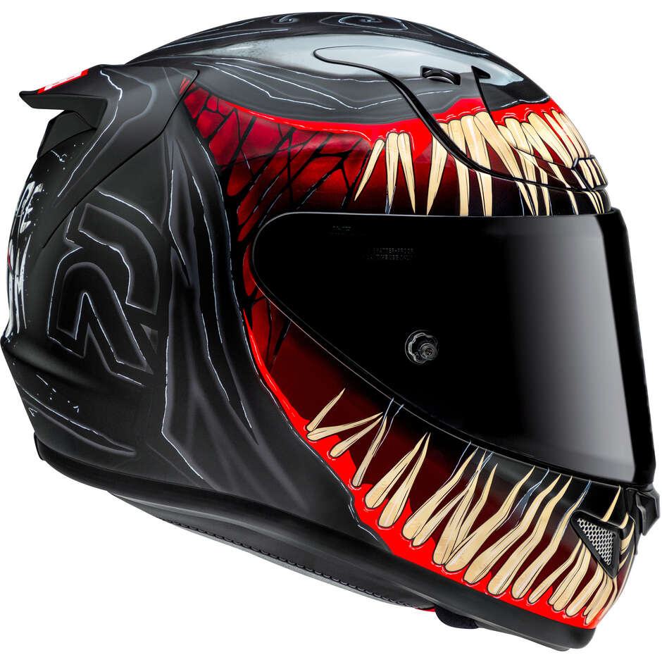 Casque de moto intégral Hjc RPHA 12 VENOM 3 MARVEL MC1SF
