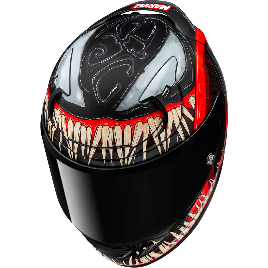 Casque de moto intégral Hjc RPHA 12 VENOM 3 MARVEL MC1SF