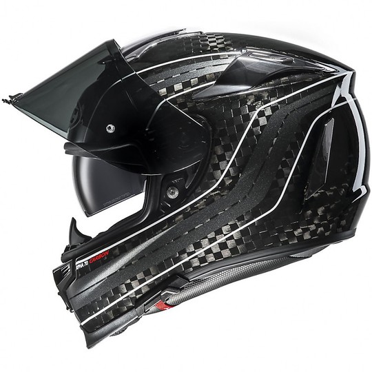 Casque de moto intégral HJC RPHA 70 Carbon Hydrus MC5 Carbon