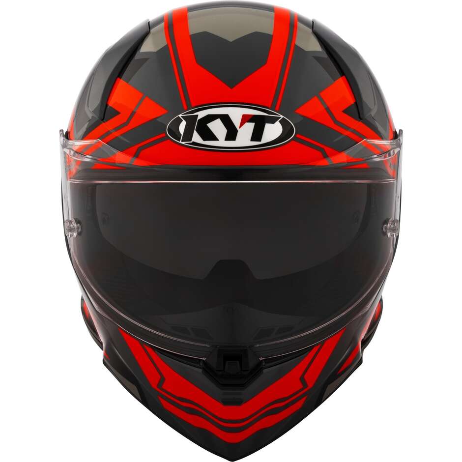 Casque de moto intégral KYT R2R OCTANE rouge