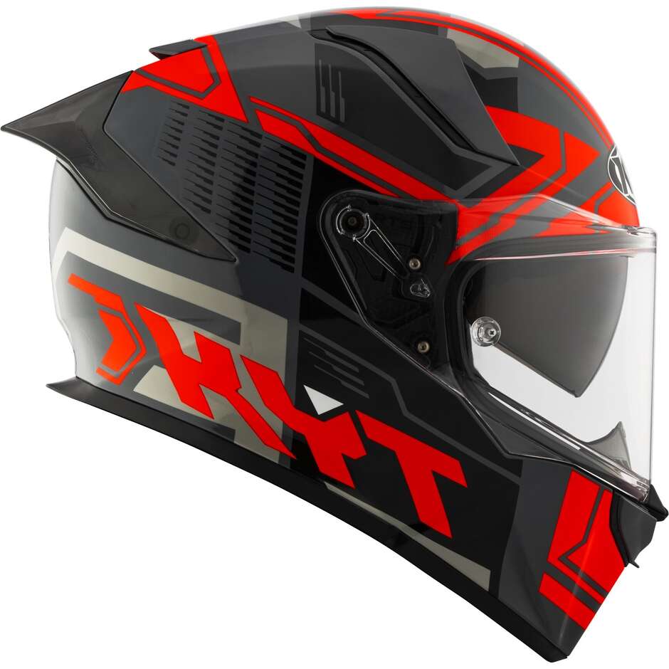 Casque de moto intégral KYT R2R OCTANE rouge