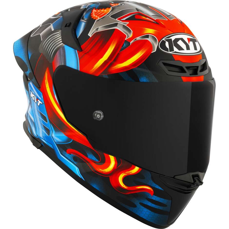 Casque de moto intégral Kyt TT-REVO MAGNET mat