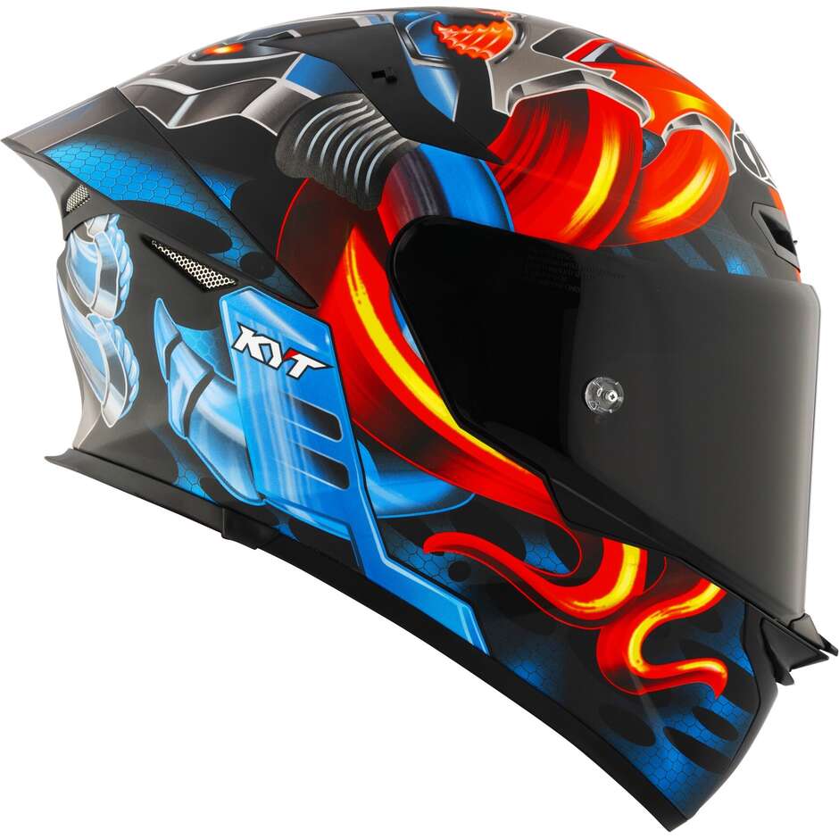 Casque de moto intégral Kyt TT-REVO MAGNET mat