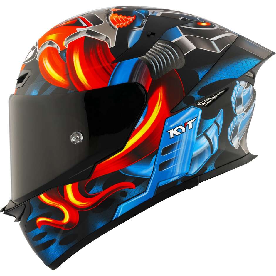 Casque de moto intégral Kyt TT-REVO MAGNET mat