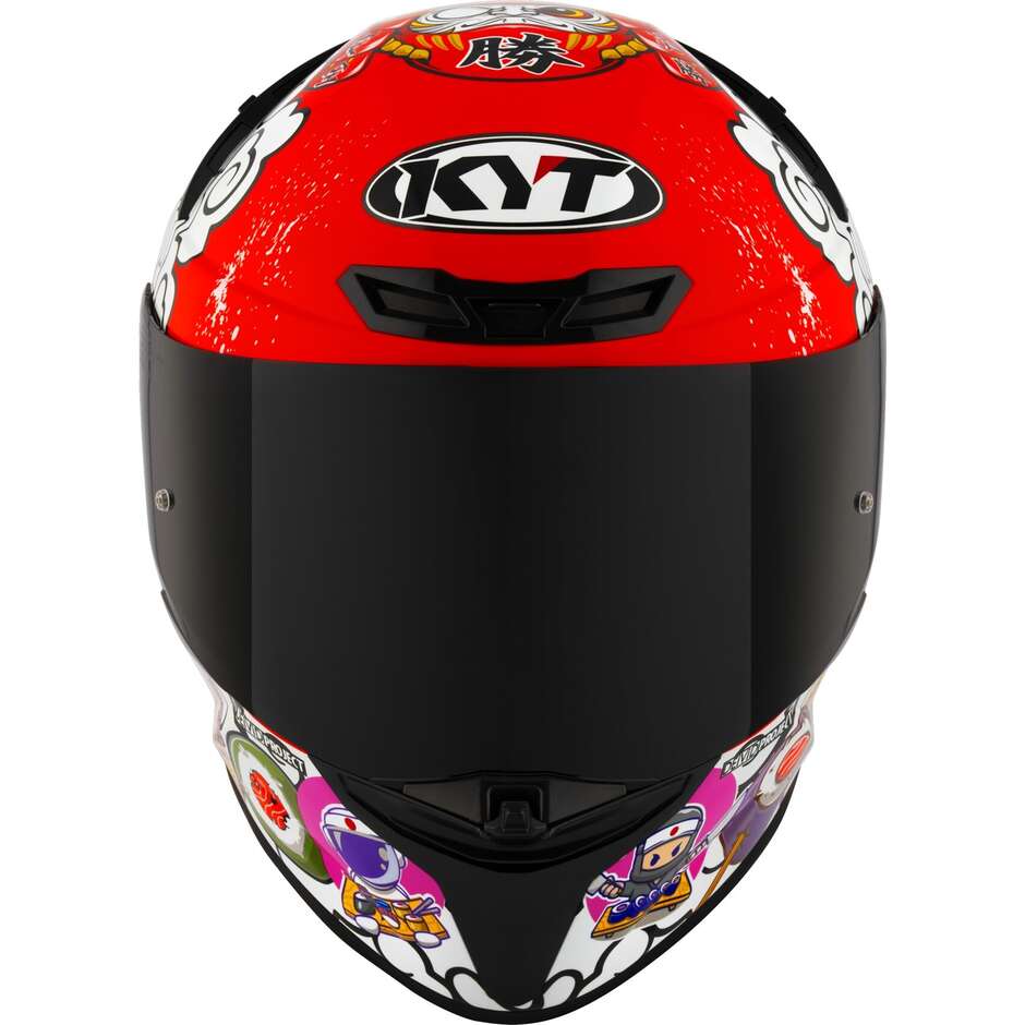 Casque de moto intégral Kyt TT-REVO SUSHI TIME