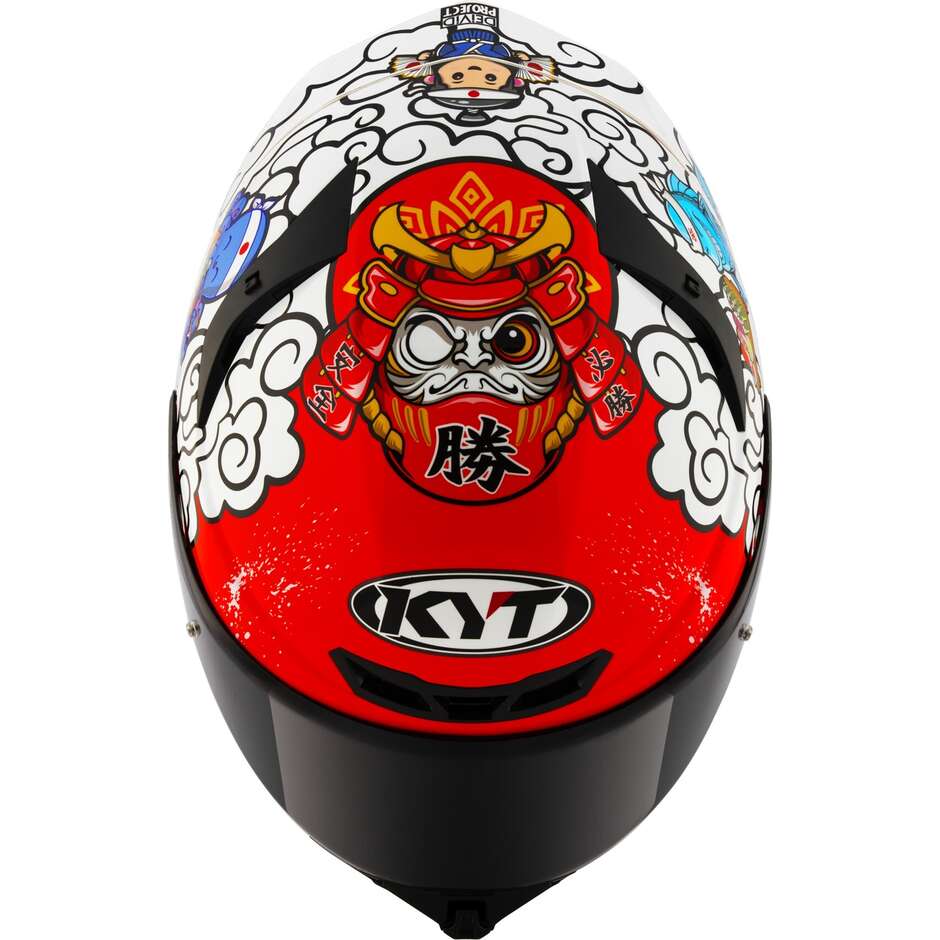 Casque de moto intégral Kyt TT-REVO SUSHI TIME