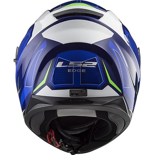 Casque de moto intégral LS2 FF320 Stream Evo AXIS Noir Bleu