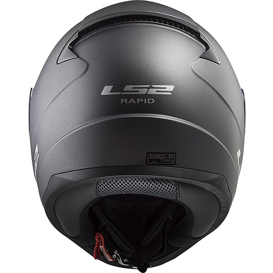 Casque de moto intégral Ls2 FF353 Rapid Solid Titanium Matt