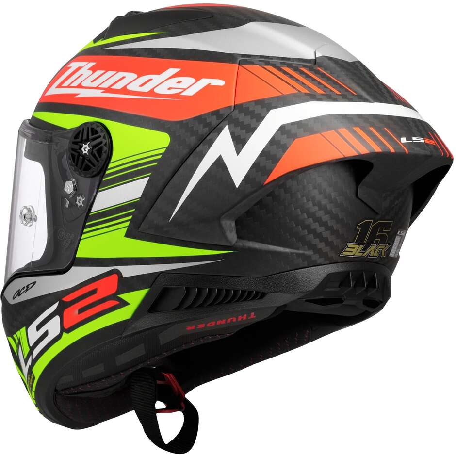 Casque de moto intégral LS2 FF805 THUNDER GP AERO REPLICA noir