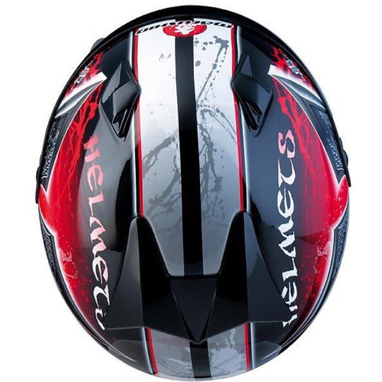 Casque de moto intégral Marushin 778Nx Shuriken Rouge
