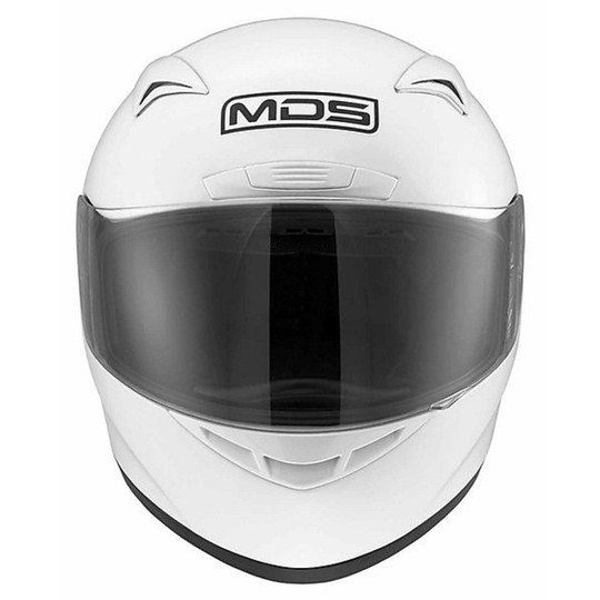 Casque de moto intégral Mds By AGV M13 Mono Glossy White