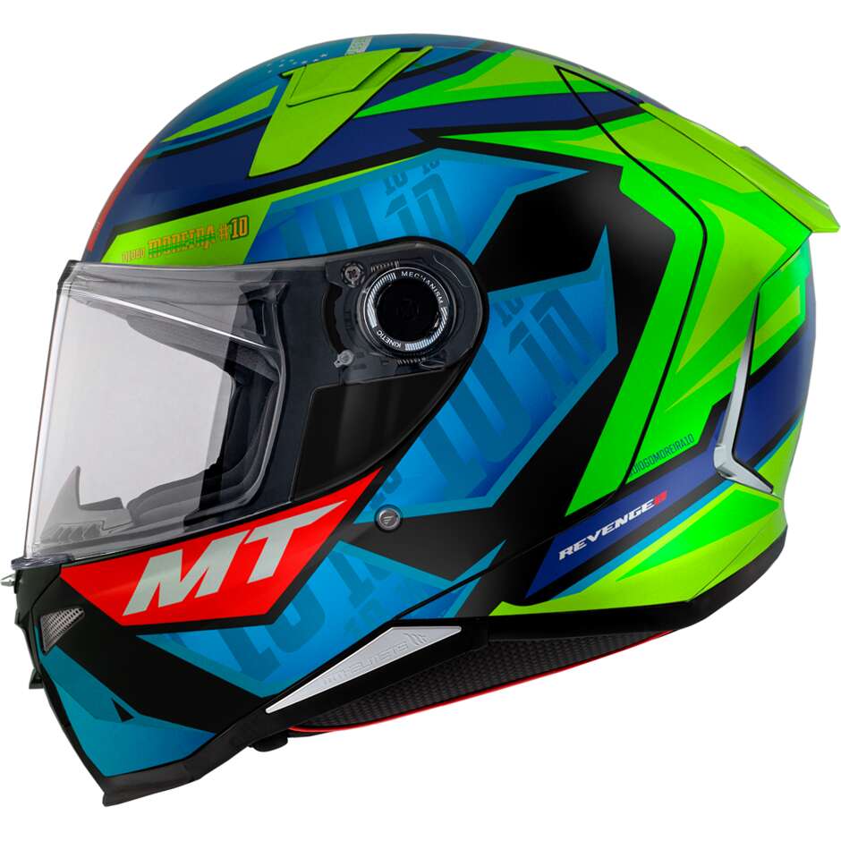 Casque de moto intégral Mt Helmet REVENGE 2 S MOREIRA A7 Matt