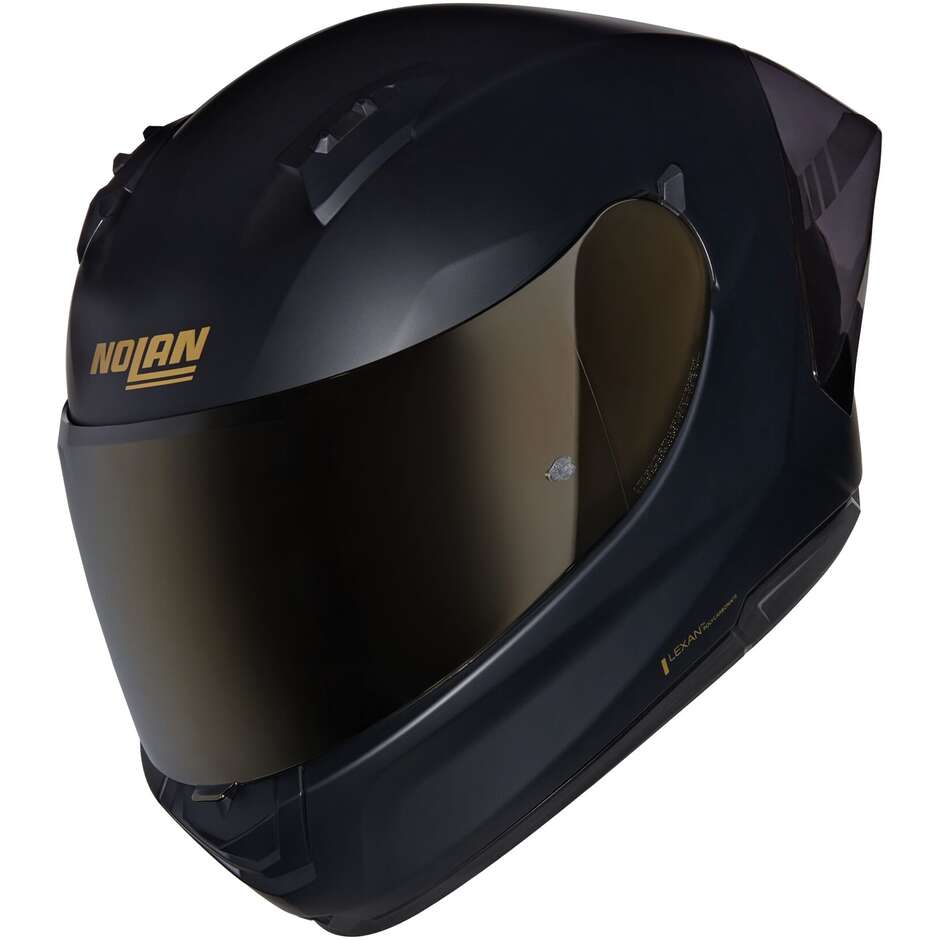 Casque de moto intégral Nolan N60-6 SPORT AUREO 331 noir or mat