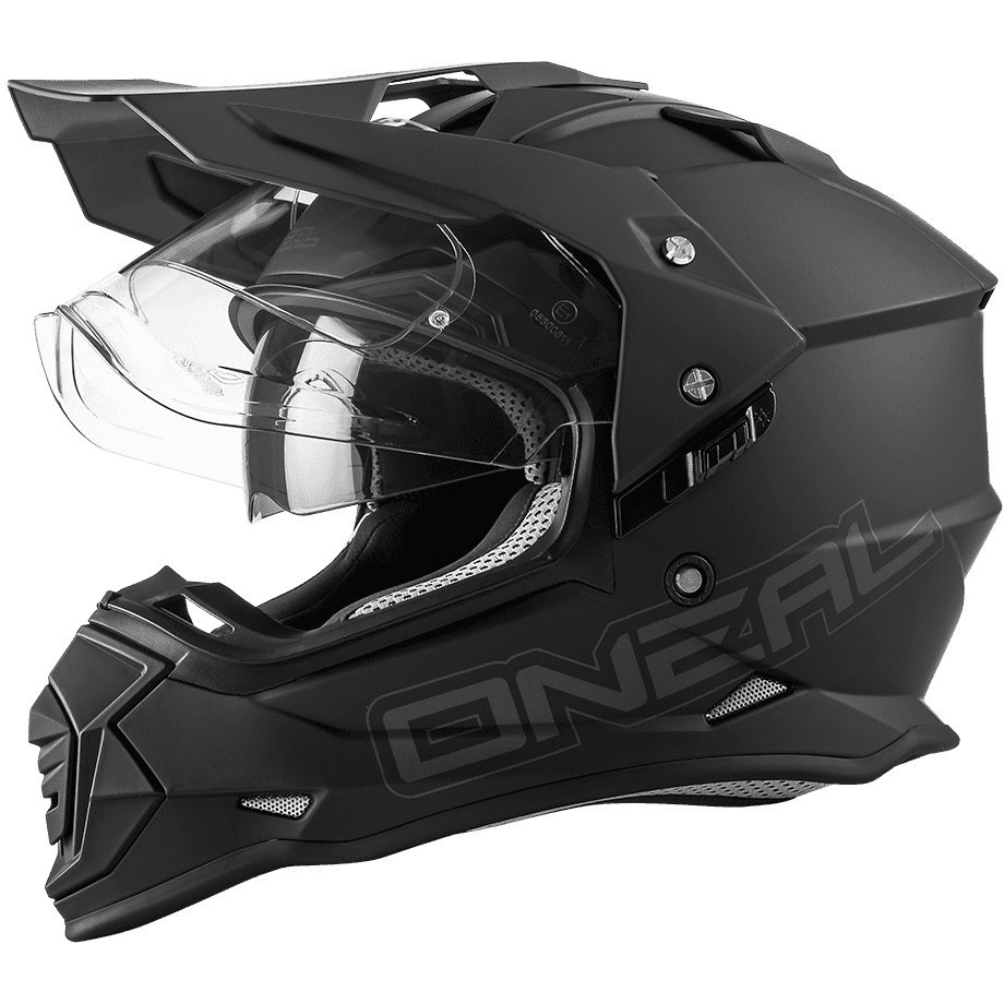 Casque de moto intégral Oneal SIERRA Helmet FLAT V.23 Matt Black