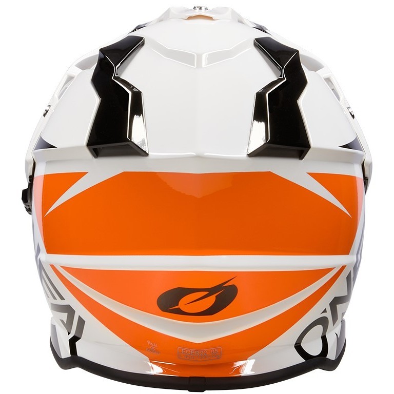 Casque de moto intégral Oneal SIERRA Helmet R V.23 Noir Orange