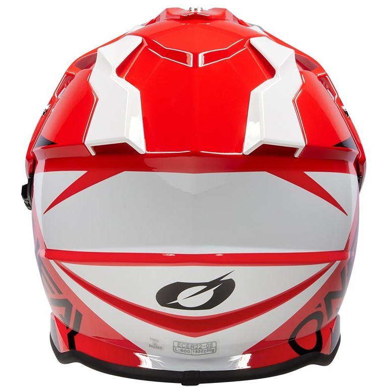 Casque de moto intégral Oneal SIERRA Helmet R V.23 Noir Rouge