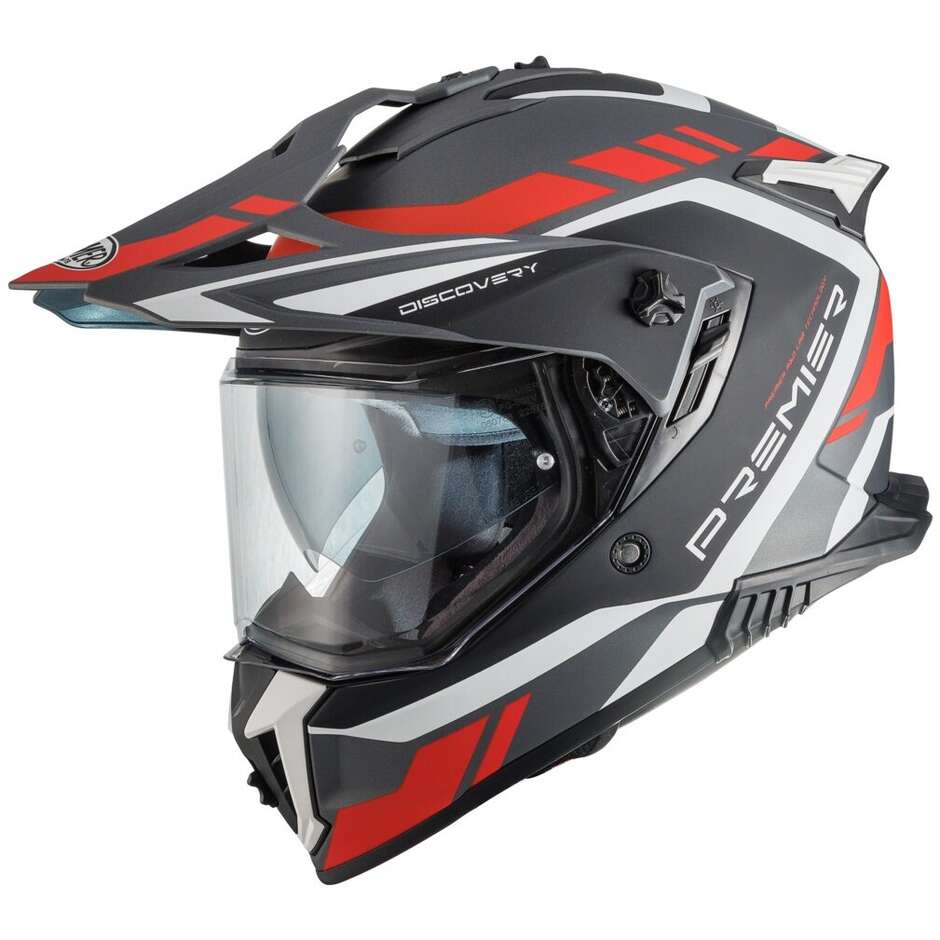 Casque de moto intégral Premier DISCOVERY GL17BM
