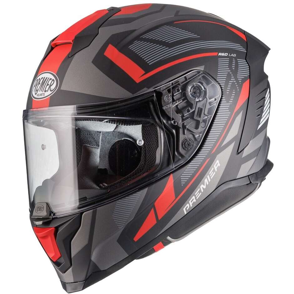 Casque de moto intégral Premier HYPER KR92BM