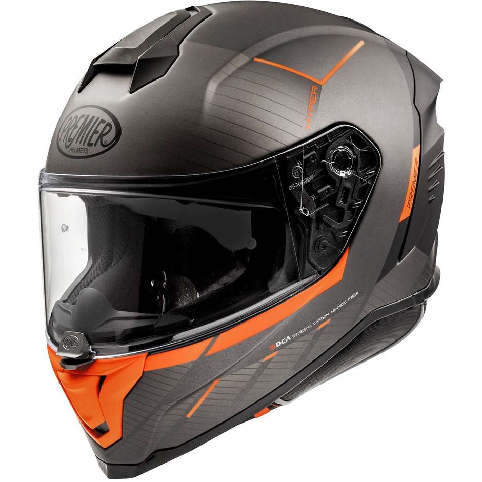 Casque de moto intégral Premier HYPER RS93 BM