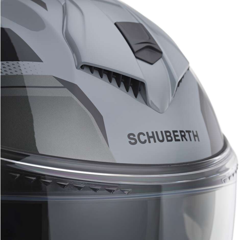 Casque de moto intégral Schuberth S3 APEX gris Touring