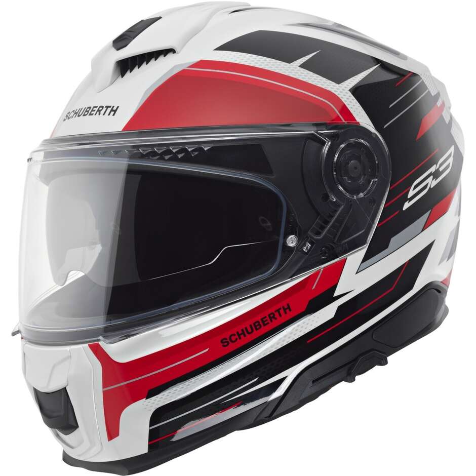 Casque de moto intégral Schuberth S3 APEX Touring blanc