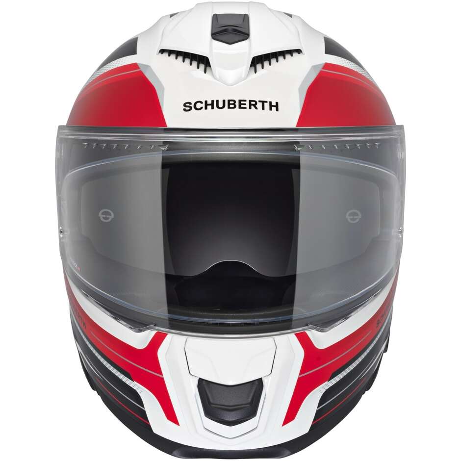 Casque de moto intégral Schuberth S3 APEX Touring blanc