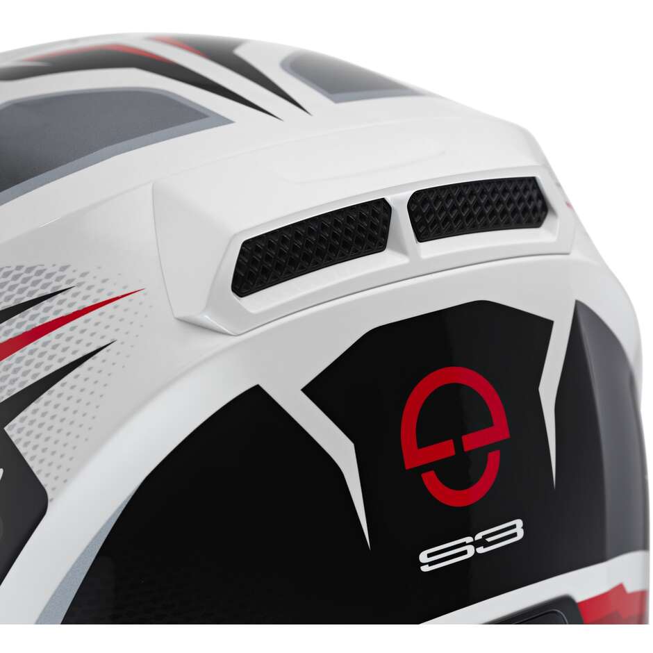 Casque de moto intégral Schuberth S3 APEX Touring blanc