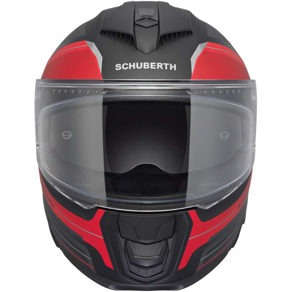 Casque de moto intégral Schuberth S3 APEX Touring rouge