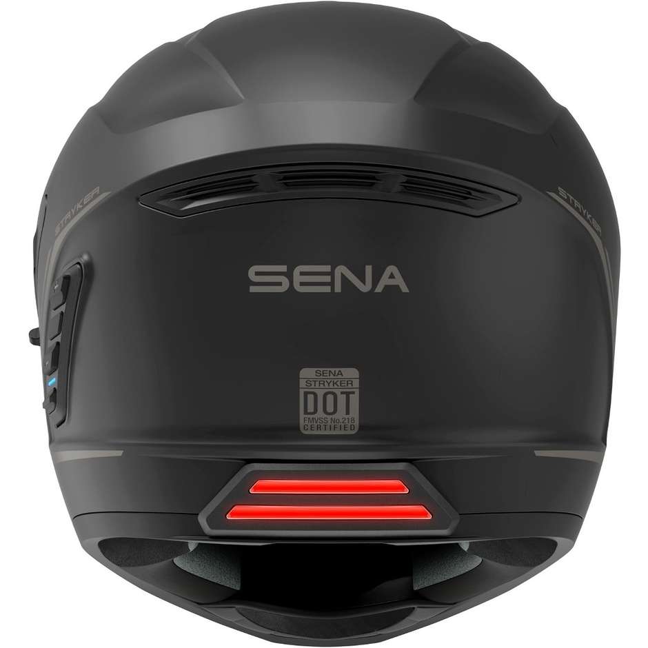 Casque de moto intégral Sena Stryker  avec Bluetooth intégré noir mat