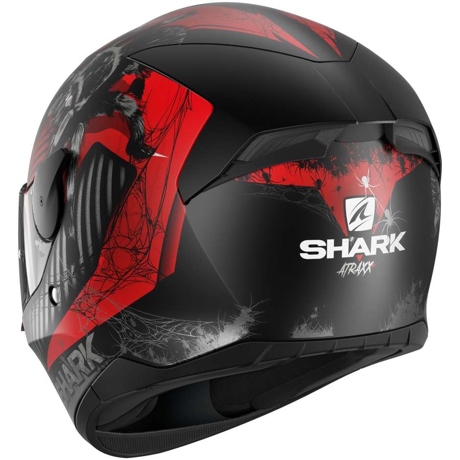 Casque de moto intégral Shark D-SKWAL 2 ATRAXX Noir Rouge Anthracite