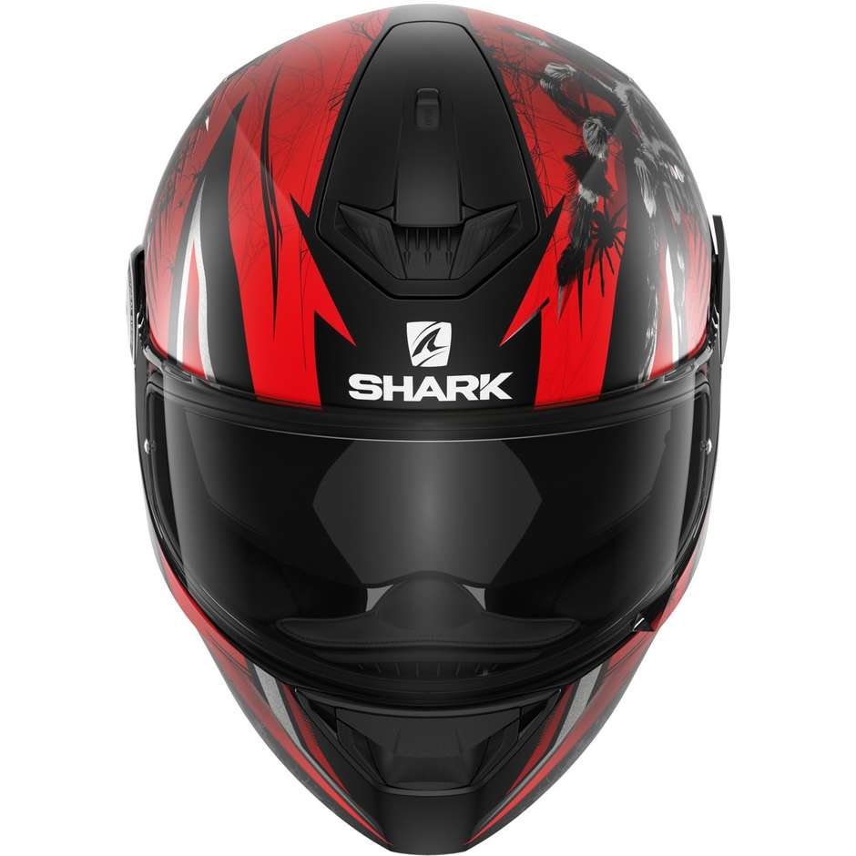 Casque de moto intégral Shark D-SKWAL 2 ATRAXX Noir Rouge Anthracite