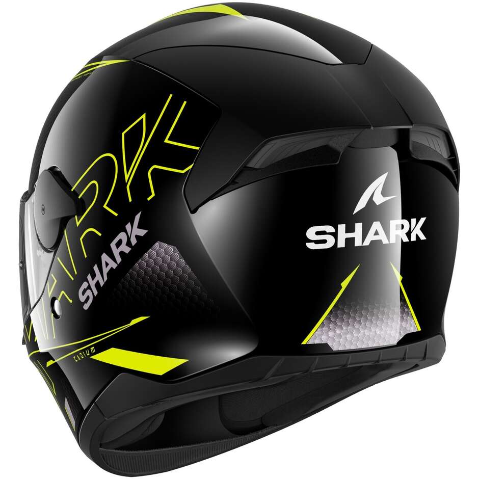 Casque de moto intégral Shark D-SKWAL 2 CADIUM noir jaune noir