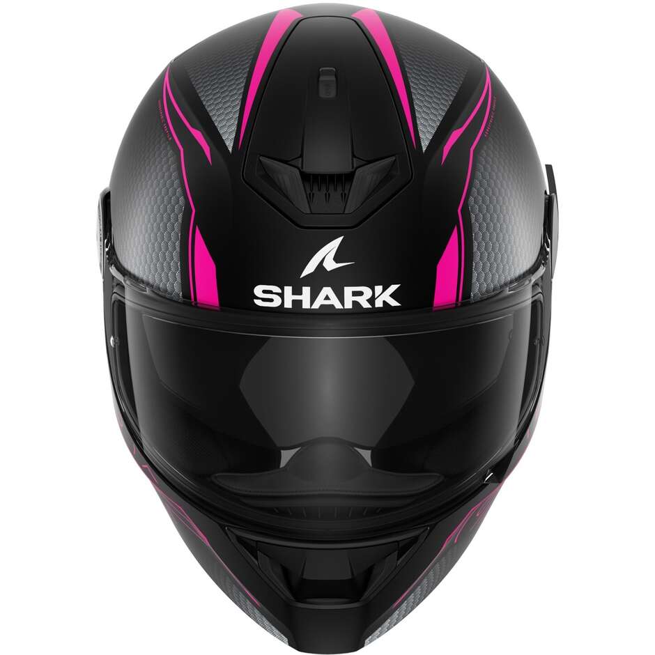 Casque de moto intégral Shark D-SKWAL 2 CADIUM Noir mat Violet Noir