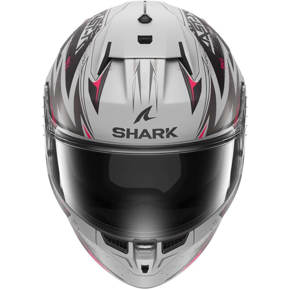 Casque de moto intégral Shark D-SKWAL 3 BLAST-R MAT argent violet noir