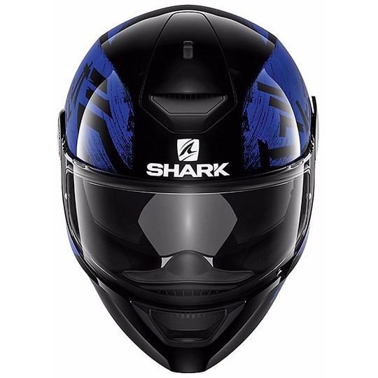 Casque de moto intégral Shark D-SKWAL HIWO Noir Bleu