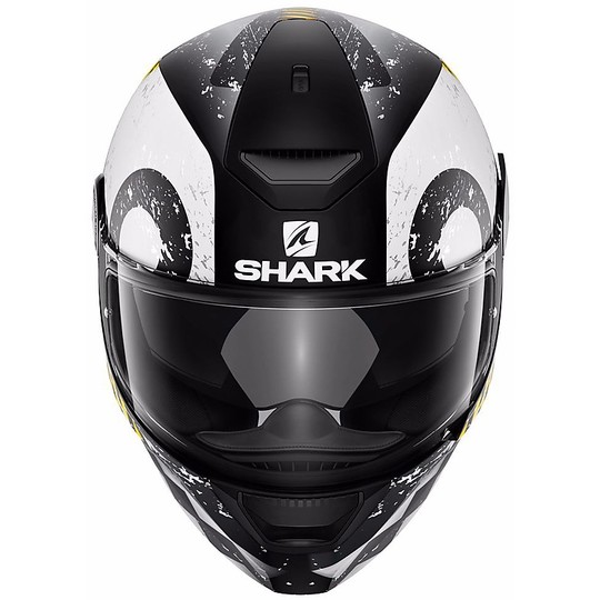 Casque de moto intégral Shark D-SKWAL Saurus Mat Anthracite Brown