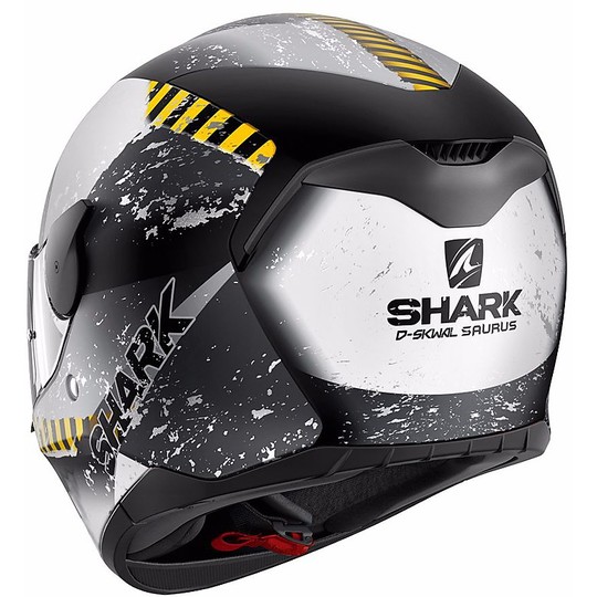 Casque de moto intégral Shark D-SKWAL Saurus Mat Anthracite Brown