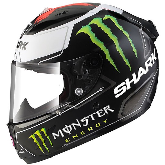 Casque de moto intégral Shark RACE-R Replica Lorenzo Monster Matt