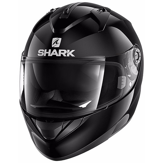 Casque de moto intégral Shark RIDILL Blank Glossy Black