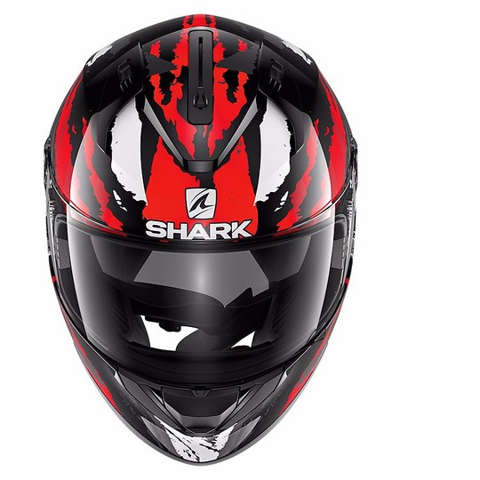 Casque de moto intégral Shark RIDILL OXYD Noir Rouge