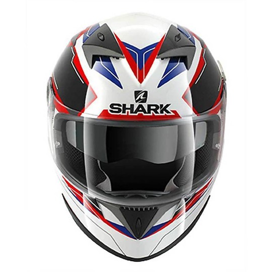 Casque de moto intégral Shark S700 PINLOCK S700 PINLOCK LAB Blanc Noir Rouge